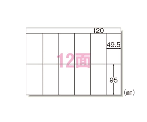 エーワン(A-ONE) PPC(コピー)ラベル A4 12面 20シート 28197 1パック(ご注文単位1パック)【直送品】
