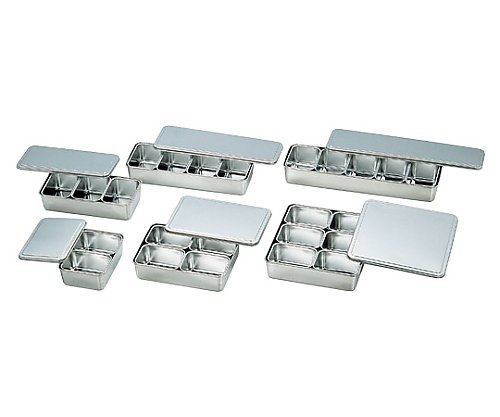 クローバー 18-8 R号 調味料入バット 2ヶ入 AYK-57-02 1個（ご注文単位1個）【直送品】