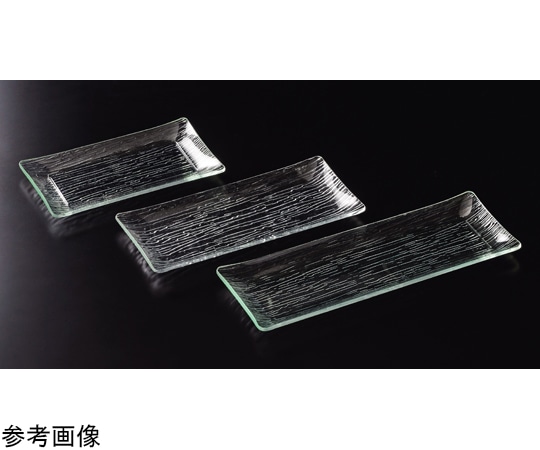 福井クラフト AC50cm さざ波長角盛皿 細タイプ 51354660 1個（ご注文単位1個）【直送品】