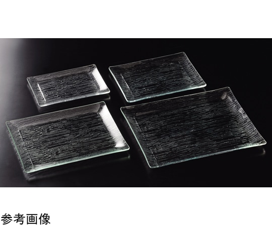 福井クラフト AC42cm さざ波長角盛皿 レギュラ 51354690 1個（ご注文単位1個）【直送品】