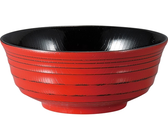 福井クラフト 超耐熱18.4千段 多用丼根来内黒 30003490 1個(ご注文単位1個)【直送品】