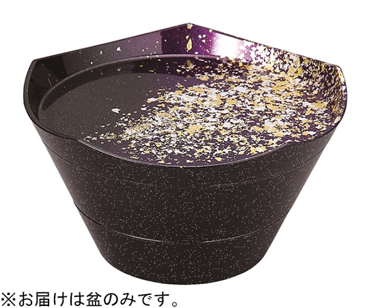 福井クラフト 8寸 王冠前菜盆 箔舞踊SL 41322040 1個（ご注文単位1個）【直送品】