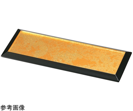 福井クラフト 7.5寸 ダイヤ盛皿 二色金箔裏黒 51140710 1個(ご注文単位1個)【直送品】