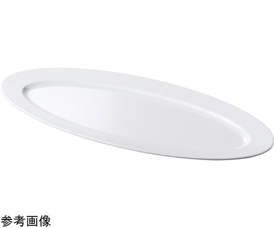 福井クラフト メラミン 61cm 小判盛皿 ホワイト 51353970 1個（ご注文単位1個）【直送品】
