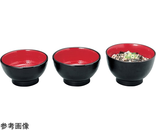 福井クラフト 耐A 長寿木目丼 小黒内朱H72 21409068 1個（ご注文単位1個）【直送品】