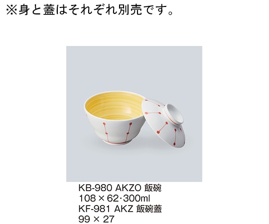 三信化工 飯碗 赤飾り内オレンジ KB-980_AKZO 1個（ご注文単位1個）【直送品】