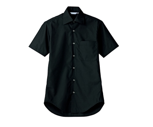 住商モンブラン シャツ 男女兼用 半袖 黒 BS2542-1 SS 1枚（ご注文単位1枚）【直送品】