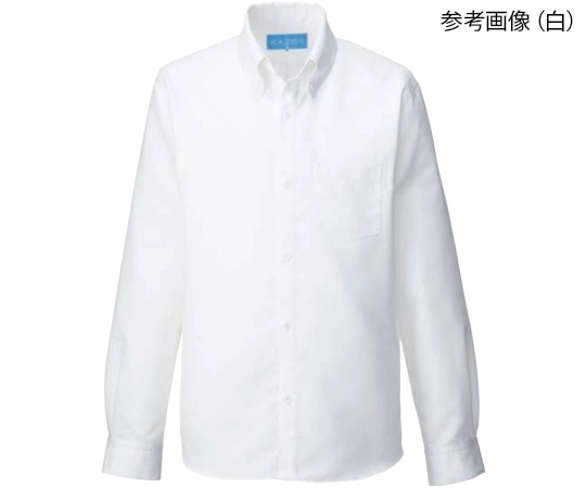 KAZEN メンズシャツ 白 L 610-10 L 1枚（ご注文単位1枚）【直送品】