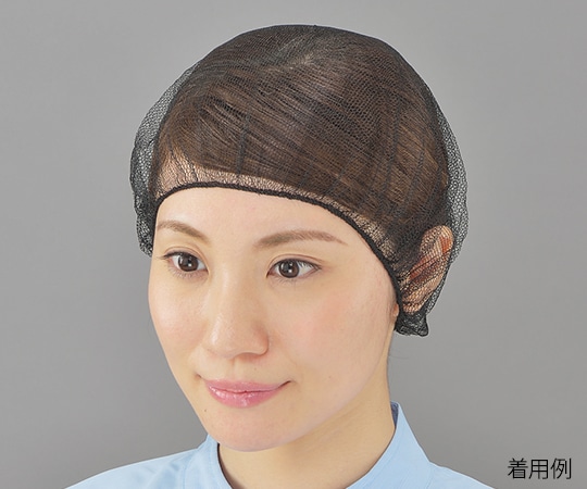 ホワイトマックス ヘアーネット キャッピー 黒 4000枚入 1-19 1ケース(ご注文単位1ケース)【直送品】