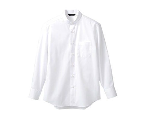 住商モンブラン シャツ 男女兼用 長袖 白 BS2591-2 5L 1枚（ご注文単位1枚）【直送品】