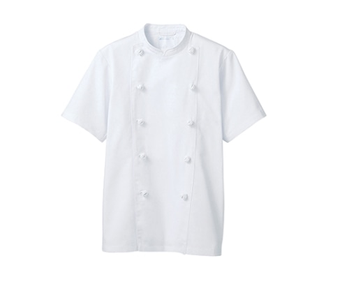 住商モンブラン コックコート 男女兼用 半袖 白 TC6622-2 5L 1枚（ご注文単位1枚）【直送品】