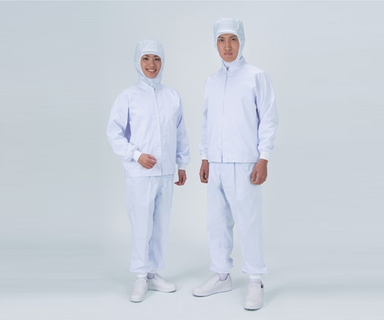 アズワン ジャケット(男女共用) 清涼タイプ S ホワイト  FX70971R 1着（ご注文単位1着）【直送品】