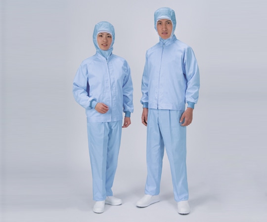 アズワン ジャケット(男女共用) 常温タイプ LL サックスブルー  FX70961R 1着（ご注文単位1着）【直送品】