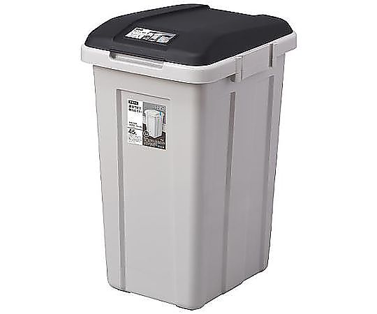 アズワン 345x405x610mm/ 45L ダストボックス(黒) EA995A-10 1個（ご注文単位1個）【直送品】