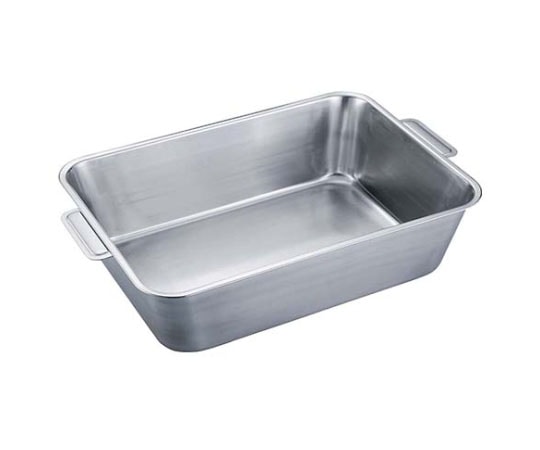 三宝産業（YUKIWA） UK 18-8 深深バット 手付 12枚取(1枚入) 09903313 1個（ご注文単位1個）【直送品】