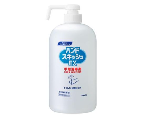 アズワン 800mlx6個 アルコールハンド消毒剤(ハンドスキッシュEX) EA922KE-8K 1箱(ご注文単位1箱)【直送品】