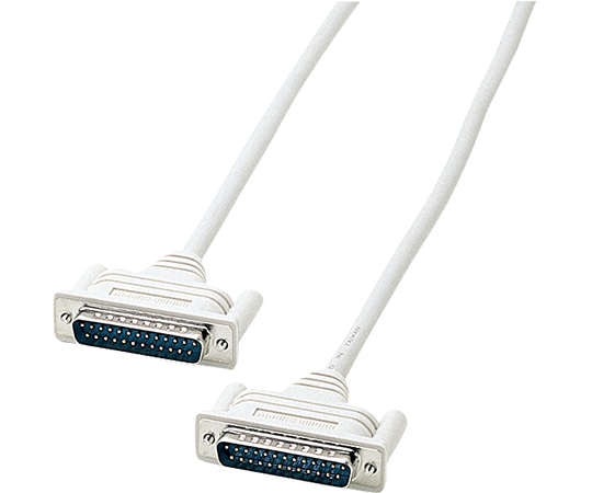 サンワサプライ RS-232Cケーブル 25pin/クロス 同期通信 3m KRS-017K 1本(ご注文単位1本)【直送品】