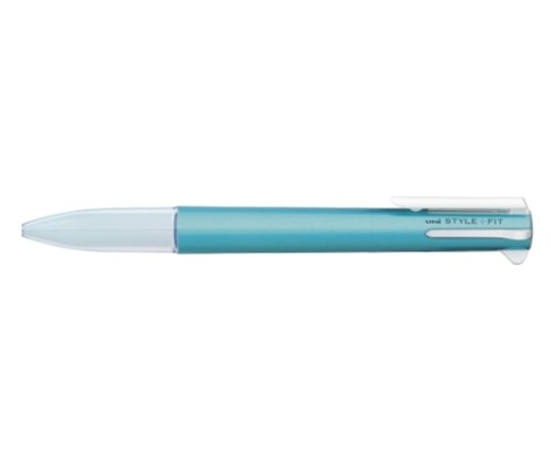 三菱鉛筆 スタイルフィット 5色ホルダー(クリップ付) メタリックブルー UE5H-258M.33 1本(ご注文単位1本)【直送品】