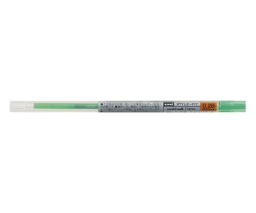 三菱鉛筆 スタイルフィット ゲルインクボールペン リフィル 0.28mm グリーン UMR-109-28.6 1本(ご注文単位1本)【直送品】