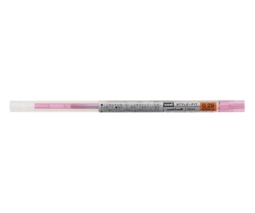 三菱鉛筆 スタイルフィット ゲルインクボールペン リフィル 0.28mm ローズピンク UMR-109-28.66 1本(ご注文単位1本)【直送品】