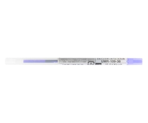 三菱鉛筆 スタイルフィット ゲルインクボールペン リフィル 0.38mm バイオレット UMR-109-38.12 1本(ご注文単位1本)【直送品】