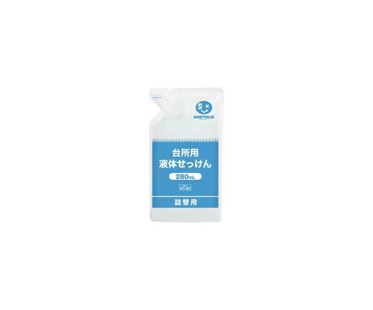 スマートバリュー 台所用液体せっけん 280mL 12袋 N205J-12 1箱（ご注文単位1箱）【直送品】