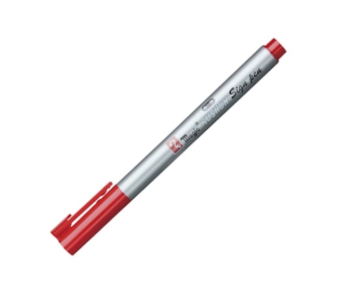 寺西化学 ラッションサインペン(インク色:赤) MRSS-T2 1本(ご注文単位1本)【直送品】