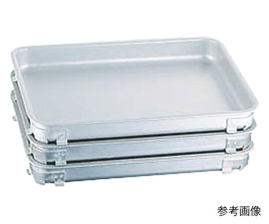IKD(イケダ) IKD 18-8抗菌生鮮バット 10枚取 (1枚入り) 1個(ご注文単位1個)【直送品】