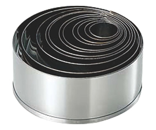 カンダ 18-8パテ抜12PC入(缶入)丸型 1個(ご注文単位1個)【直送品】