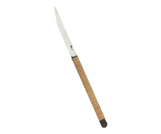 カンダ 料理細工小刀 籐巻 直刃 右用  1個（ご注文単位1個）【直送品】