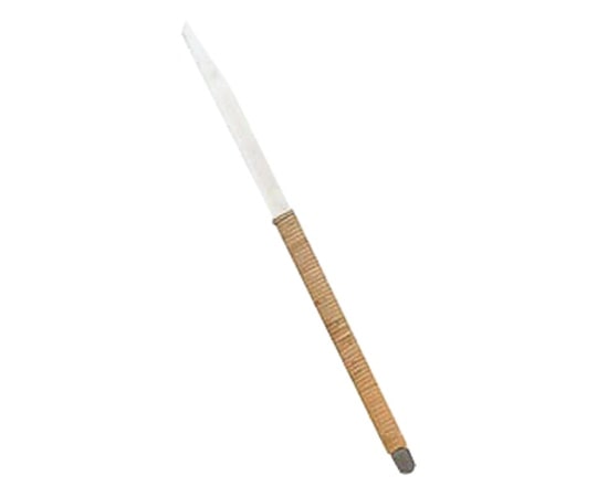 カンダ 料理細工小刀 籐巻 直刃 左用  1個（ご注文単位1個）【直送品】