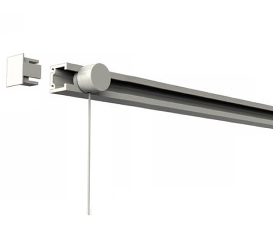 福井金属工芸 C-11型オールホワイトレールセット600mm 3520-W 1セット（ご注文単位1セット）【直送品】
