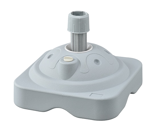 日本緑十字社 のぼり旗用スタンド(注水タイプ) グレー ノボリ用ポール台TK-GL 満水時10kg ポリエチレン製 255125 1台（ご注文単位1台）【直送品】