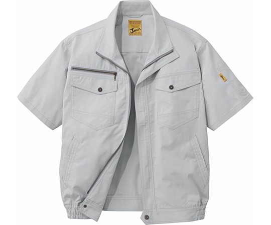 自重堂 空調服半袖ブルゾン シルバー 4L 54010 1枚(ご注文単位1枚)【直送品】