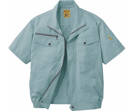 自重堂 空調服半袖ブルゾン アースグリーン M 54010 1枚(ご注文単位1枚)【直送品】