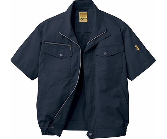 自重堂 空調服半袖ブルゾン シックブラック M 54010 1枚(ご注文単位1枚)【直送品】