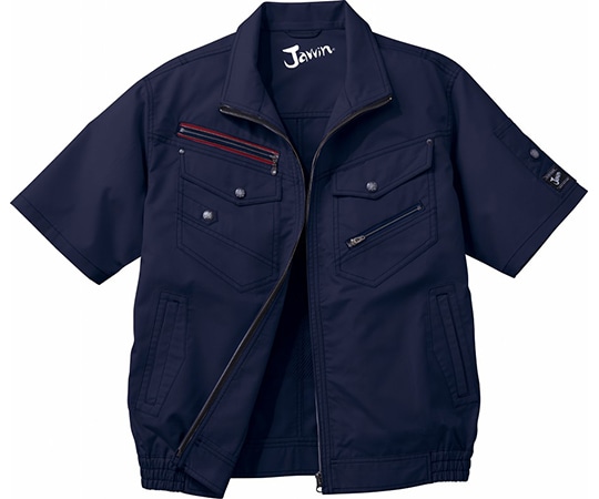 自重堂 空調服半袖ブルゾン ネービー S 54040 1枚(ご注文単位1枚)【直送品】