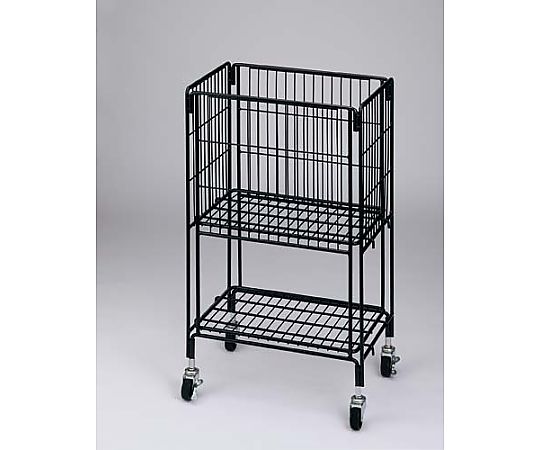 東亜鍛工 軽量ワイヤーワゴン 幅450奥行300 黒 KW3040BK 1台（ご注文単位1台）【直送品】