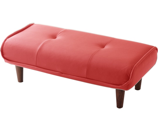 セルタン 和楽オットマン PVCレッド 二人掛け A280p-596RED 1個(ご注文単位1個)【直送品】
