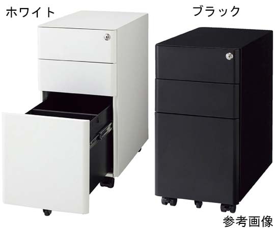 ストア・エキスプレス スチール製スリムインキャビネット ブラック 61-755-58-2 1台（ご注文単位1台）【直送品】