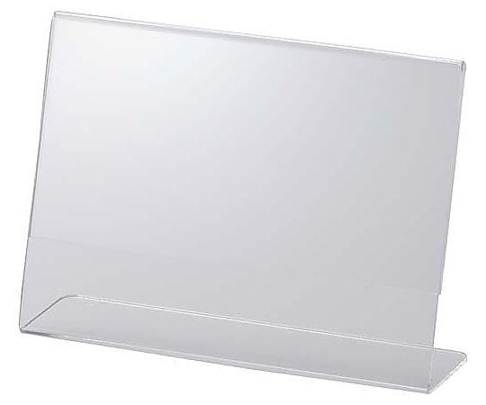 鈴木プラスチックス サインホルダー片面用L型 A6 横 00-01-12169 1個（ご注文単位1個）【直送品】