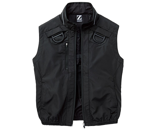 自重堂 空調服ベスト ブラック S 74150 1枚(ご注文単位1枚)【直送品】