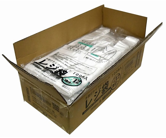 紺屋商事 ケース売:レジ袋半透明 東12西30号 180(300)×410(100枚×20冊) 00723212 1箱(ご注文単位1箱)【直送品】