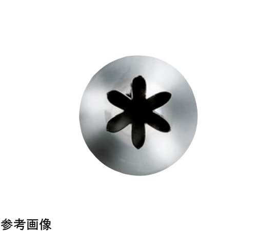 アズワン 絞り出し口金 6切 φ10×21mm 6-5 1個（ご注文単位1個）【直送品】