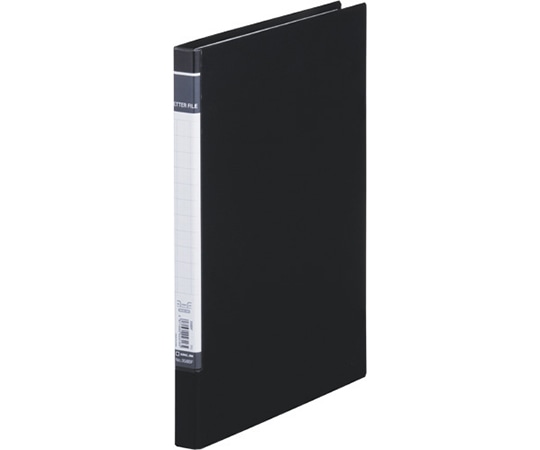 キングジム レターファイルBF 黒 358BF 1冊(ご注文単位1冊)【直送品】