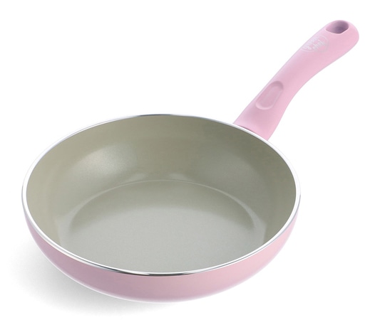 グリーンシェフ アースカラー フライパン 20cm クォーツピンク CC005415-004 1個(ご注文単位1個)【直送品】