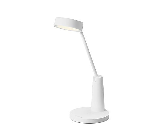 アイリスオーヤマ LEDデスクライト Qi充電シリーズ 平置きタイプ 調光・調色 LDL-QF02DL-W 1個（ご注文単位1個）【直送品】