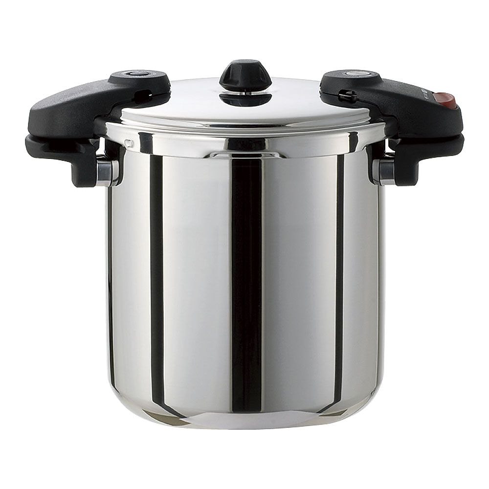 ワンダーシェフ プロミドル 両手圧力鍋 10L 610232 1個(ご注文単位1個)【直送品】