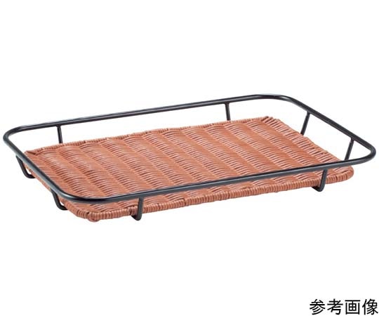 アズワン テーパー枠付すのこブラック(ブラウン)600×405×44mm(60型) DS502-60-BR 1個（ご注文単位1個）【直送品】
