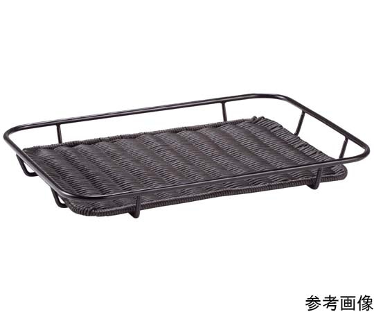 アズワン テーパー枠付すのこブラック(ブラック)415×295×44mm(40型) DS502-40-BK 1個（ご注文単位1個）【直送品】